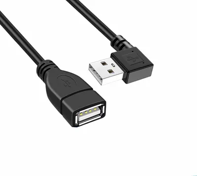 Produktbild von G29 USB 2.0 Verlängerungskabel – Abgewinkelter USB-Adapter nach rechts, 20 cm