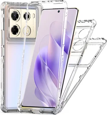 Produktbild von Transparente Handyhülle für Infinix Note 40 Pro 5G/Note 40 Pro+ Stoßfeste TPU und PC Hybrid Klar Hülle