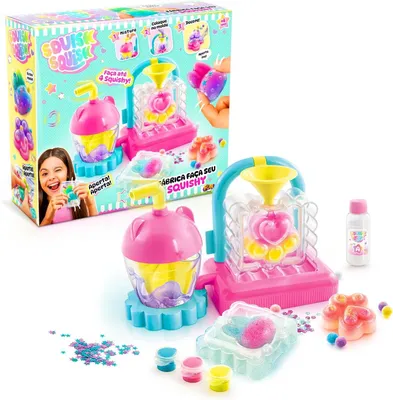 Productafbeelding van Squish - Squishy Factory - Creëert je pluizige en kleurrijke Squishy - Voegt pailletten toe en personaliseer ze