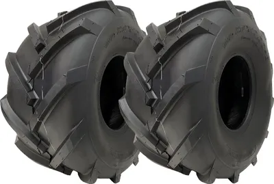 Produktbild von 20x10.00-8 Reifen mit offener Mitte und Stollen für Rotovator-Stoppelbearbeitungsmaschine Wanda P328 (2er-Set)