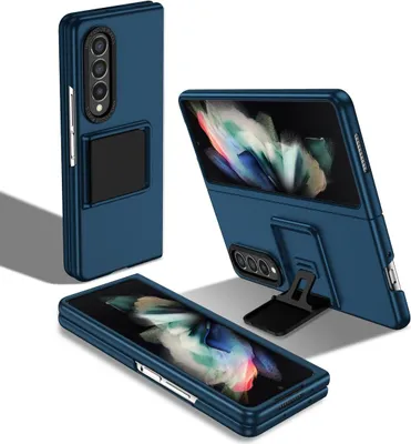 Produktbild von König Design Hülle kompatibel mit Kunststoff Soft Handyhülle - Handy Case Blau