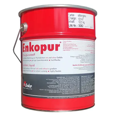 Produktbild von Enkopur Flüssigkunststoff Silbergrau 12,5kg Dachanschlüsse Isolierung