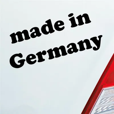 Produktbild von Auto Aufkleber  Germany Deutschland Tuning 19,5x7 cm Schwarz Glanz Sticker Heckscheibenaufkleber