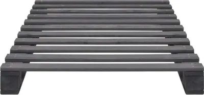 Obrázek produktu pro vidaXL Paletová postel Grey Solid Pine 100×200 cm