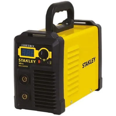 Productafbeelding van STANLEY lasapparaat - 4609460 - Inverterapparaat - 160 A + accessoires - Zwart / Geel