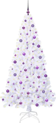 Produktbild von “2026 Modern“ Künstlicher Weihnachtsbaum Weiß 210cm PVC und Stahl - Designermöbel 578307 - Künstliche Weihnachtsbäume