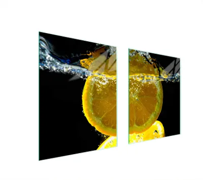 Produktbild von Glasschutzplatte Für Herd 85X52 Zitrone