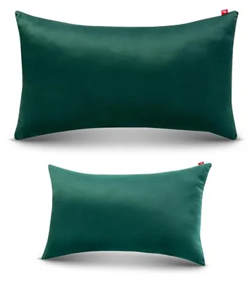 Produktbild von Softimi Zierkissenbezug 30x50 cm Dekokissen Samt Grün