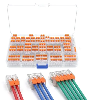 Obrázek produktu pro 60 kusů elektrických konektorů, krimpovacích spojek, s 2/3/5 póly