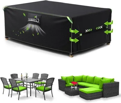 Obrázok produktu pre Vodotesný kryt na záhradný nábytok s vetracím otvorom - ochrana záhradného nábytku - 150 x 90 x 74 cm