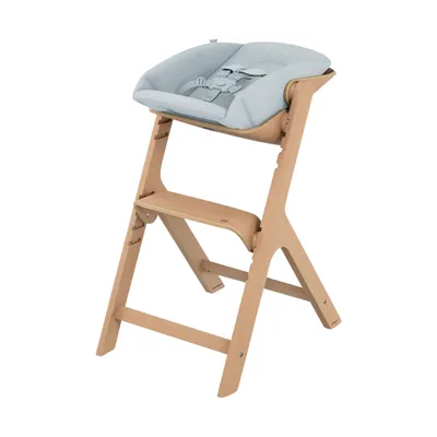 Produktbild von Maxi-Cosi Nesta, Hochstuhlsitz-Set, Hellgrau, Weiß, Einfarbig, Traditioneller Hochstuhl, 3/5-Punkt, Junge/Mädchen