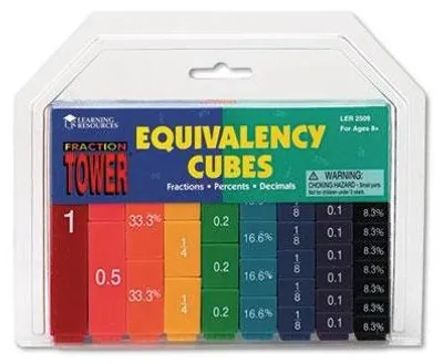 Bruchrechen-Turm Aktivitätsset, Mathe-Material, Zahlen 1-6