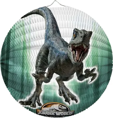 Produktbild von Jurassic World Laterne mit T-Rex-Motiv, 25cm – Ideal als Kinderzimmer-Deko