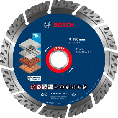 Produktbild von EXPERT Multi Material Diamanttrennscheibe, 180x22,23 mm