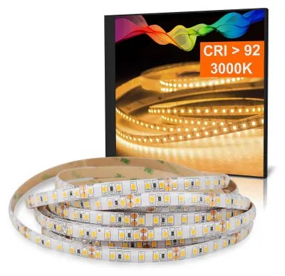 Produktbild von LED Strip 2835 Warmweiß (3000K) CRI 92 72W 5 Meter 24V IP44