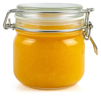 Image de Petit bocal en verre hermétique de 370 ml pour confitures, conserves et épices