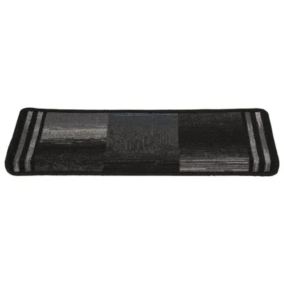 Immagine prodotto di Tappetini Autoadesivi per Scale 15 pz 65x21x4 cm Neri e Grigi