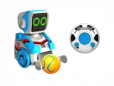 Produktbild von Silverlit ferngesteuerter Roboter KickaBot Blau SL54098
