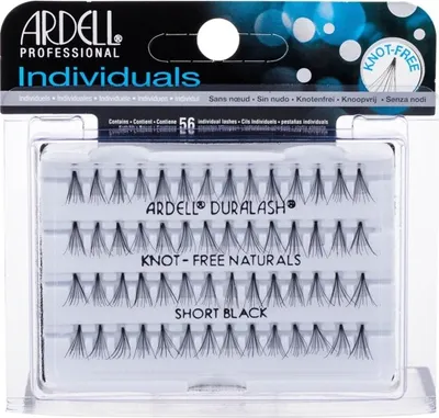Immagine prodotto di Ardell, Ciglia e accessori, Set di ciuffetti per ciglia senza nodi, nero corto, 56 ciuffetti