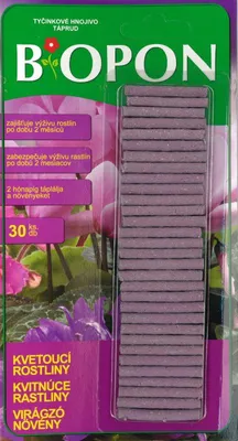 Obrázek produktu pro Hnojivo BIOPON tyčinkové na květ 30ks