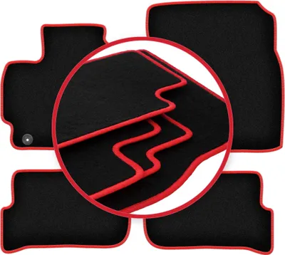 Produktbild von CARLUX-RED Autofußmatten für: Mitsubishi Space Star II Fließheck (2013-)