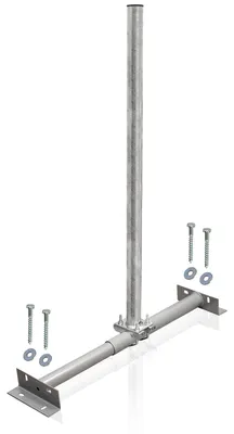 Produktbild von PremiumX Dachsparrenmasthalter 100cm Mast Dachsparrenhalter Holzschrauben