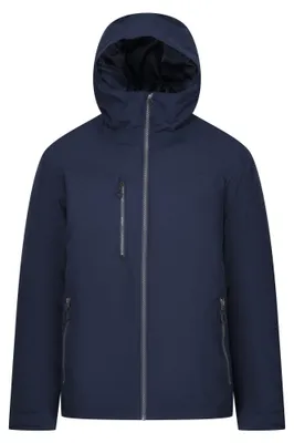 Produktbild von Regatta - "Navigate" Jacke, wasserfest für Herren FK3254 (XXL) (Marineblau/Mittelgrau)