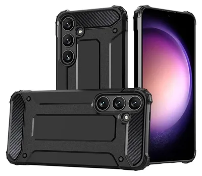 Obrázek produktu pro Etui Pancerne Hybrid Armor Do Samsung Galaxy S25+ - Czarne