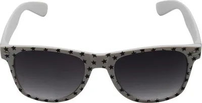 Produktbild von Freak Scene Sonnenbrille - M - weiß mit schwarzen Sternen
