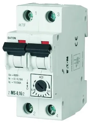 Image de Z-ms- 2.5/2 Disjoncteur moteur 2.5A 230V AC 10KA