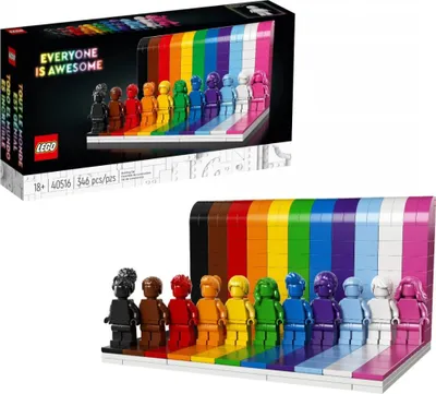 Produktbild von LEGO Iconic Everyone Is Awesome 40516, Bausatz, 18 Jahr(e), Kunststoff, 346 Stück(e), 558 g