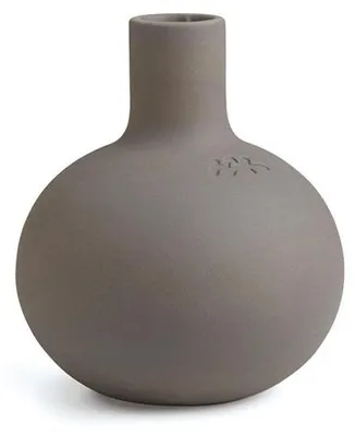Obrázok produktu pre Kähler, dizajnový svietnik z keramiky, sivá farba, 13,5 cm