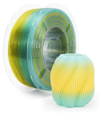 PLA-Filament 1,75 mm, 1 kg, transparent, 90 % Lichtdurchlässigkeit