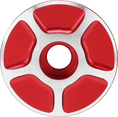 Produktbild von Fahrrad-Vorderradgabel-Headset-Abdeckung, austauschbares leichtes Mountainbike-Rennrad-Vorbau-Zubehör, Rot