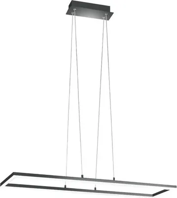 Obrázek produktu pro Fabas Luce LED závěsné světlo Bard 2000x320mm 52W neutrální bílá antracitová stmívatelné