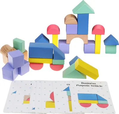 Obrázok produktu pre 15-dielne puzzle z drevených blokov na triedenie