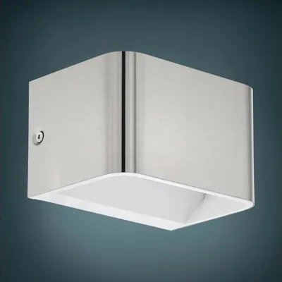 Immagine prodotto di Eglo 98424 SANIA 4 LED applique 6W nichel opaco bianco caldo