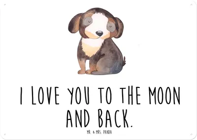 Produktbild von Mr. & Mrs. Panda Schild Hund Entspannen DIN A5 - Weiß - Geschenk, Hundeliebe, Liebe, Wandbild, Türschild, Entspannt, Metallbild, Sprüche, tafel, Blechschild