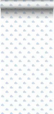 Obrázek produktu pro Sanders & Sanders - modrá a bílá tapeta - 640563 - 53 cm x 10 m