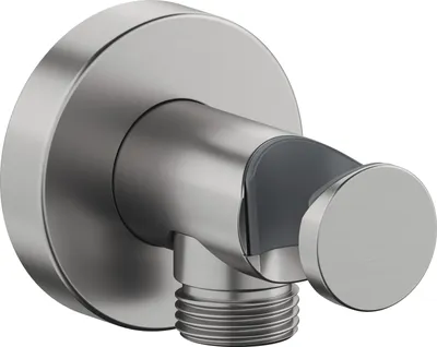 Produktbild von DURAVIT UV0630009070 Wandanschlussbogen, Rund, Edelstahl