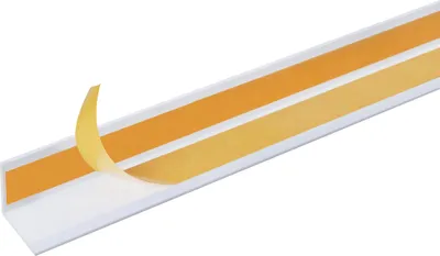Produktbild von Alberts® Winkelprofil selbstkl., Kunststoff, Länge 2,6m, versch. Größen und Farben-Weiß-25 x 25 x 1,1 mm