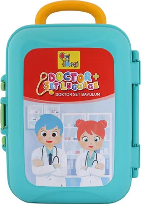 Produktbild von Ogi Mogi Doctor Kit für Kinder und Kleinkinder, 8 Stück Pretend Role Play Medical Toys Set, Learning Resources Imagination Play Toys for Preschool Boys and Girls, +3 Jahre