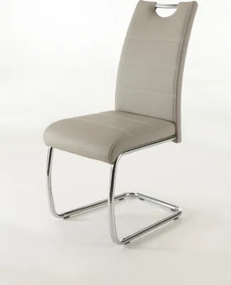 Produktbild von Esszimmerstühle Stuhl Freischwinger 4er Set  ELENI Cappucino