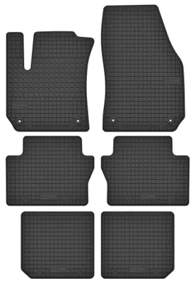 Zdjęcie produktu dla Dywaniki gumowe do Opel Zafira B 2005-2011 (minivan) – czarne, dopasowane – Wielganizator SolidTread