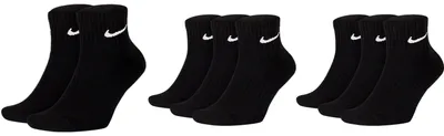 Produktbild von 8 Paar Nike Socken Damen Herren - Farbe: schwarz / schwarz / schwarz - Größe: 42-46