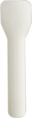 Produktbild von 100x PAPSTAR 'pure' Eislöffel Eisspatel Papier Karton 9,5 cm weiss