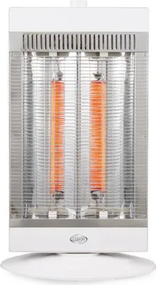 Produktbild von ARGO 1000W Weißer kompakter hocheffizienter Kohlefaser-Elektroheizer