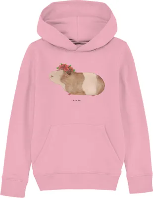Produktbild von Mr. & Mrs. Panda Kinderpullover Meerschweinchen Weisheit 9-11 Jahre (134/146) - Baumwolle Pink - Geschenk, Kapuzenpullover, Realität, Kinderbekleidung, Kapuzenpulli, Spruch