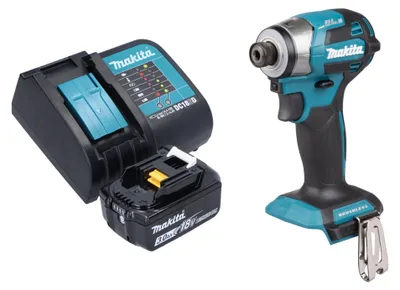 Zdjęcie produktu dla Makita DTD 173 SF1 akumulatorowy klucz udarowy 18 V 180 Nm 1/4" bezszczotkowy + 1x akumulator 3,0 Ah + ładowarka