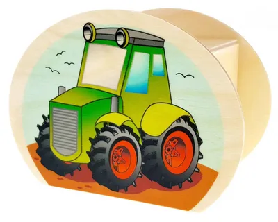 Produktbild von Holzdekoration Spardose Traktor BxLxH 65x115x85mm NEU